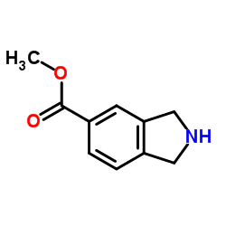 异二氢吲哚-5-甲酸甲酯结构式