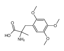 (RS)-3-(2,4,5-trimethoxyphenyl)-2-methylalanine Structure