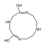 1,4,7,10-tetrazacyclododecane-2,6-dione Structure