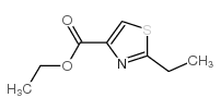 2-乙基噻唑-4-羧酸乙酯结构式