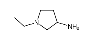 1-ethyl-3-pyrrolidinamine(SALTDATA: FREE) structure