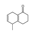 5-methyl-3,4,5,8-tetrahydronaphthalen-1(2H)-one结构式