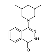 4-(3,5-dimethylpiperidino)-1(2H)-phthalazinone Structure