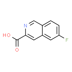 6-氟异喹啉-3-羧酸结构式