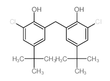 Phenol,2,2'-methylenebis[6-chloro-4-(1,1-dimethylethyl)- Structure