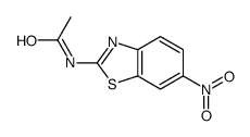 Acetamide, N-(6-nitro-2-benzothiazolyl)-结构式