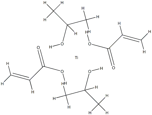 bis(propan-2-olato)bis(acrylato-O)titanium structure