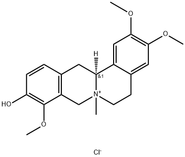 N-甲基紫堇达明碱结构式