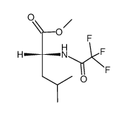 N-TFA-D-Leu-OMe结构式
