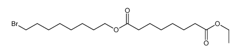 8-O-(8-bromooctyl) 1-O-ethyl octanedioate Structure