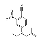 4-[ethyl(2-methylprop-2-enyl)amino]-2-nitrobenzonitrile结构式