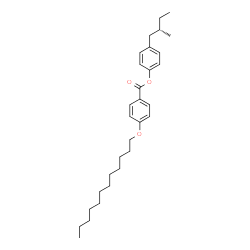 (+)-4-(2-methylbutyl)phenyl 4-(dodecyloxy)benzoate结构式