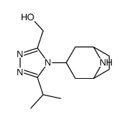 去[1-(4,4-二氟环己烷甲酰氨基)-1-苯基丙基]-3-羟基甲基马拉维若结构式