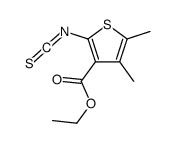 ethyl 2-isothiocyanato-4,5-dimethylthiophene-3-carboxylate Structure