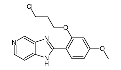 2-[2-(3-Chloropropoxy)-4-methoxyphenyl]-1H-imidazo[4,5-c]pyridine Structure