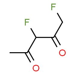 2,4-Pentanedione, 1,3-difluoro- (9CI)结构式