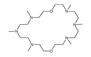 4,7,10,16,19,22-Hexamethyl-1,13-dioxa-4,7,10,16,19,22-hexaaza-cyclotetracosane Structure