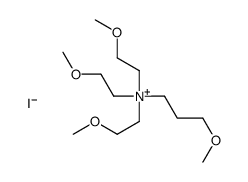 tris(2-methoxyethyl)-(3-methoxypropyl)azanium,iodide Structure