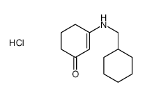 3-(cyclohexylmethylamino)cyclohex-2-en-1-one,hydrochloride结构式