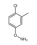 O-(4-chloro-3-methylphenyl)hydroxylamine结构式