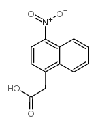 4-硝基-1-萘乙酸结构式