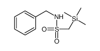 N-benzyl-1-trimethylsilylmethanesulfonamide结构式