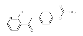 4-acetoxybenzyl 2-chloro-3-pyridyl ketone结构式