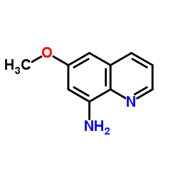 8-氨基-6-甲氧基喹啉结构式