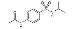 Acetamide, N-[4-[[(1-methylethyl)amino]sulfonyl]phenyl]结构式
