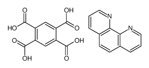 benzene-1,2,4,5-tetracarboxylic acid,1,10-phenanthroline Structure