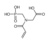 2-[phosphonomethyl(prop-2-enoyl)amino]acetic acid Structure
