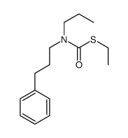 S-ethyl N-(3-phenylpropyl)-N-propylcarbamothioate结构式