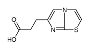 咪唑并[2,1-b]噻唑-6-丙酸结构式