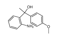 1-(2-aminophenyl)-1-(4-methoxyphenyl)ethanol结构式