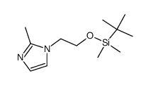 1-[2-(tert-butyl-dimethyl-silanyloxy)-ethyl]-2-methyl-1H-imidazole Structure