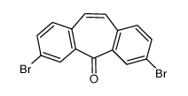 3,7-二溴-5H-二苯并[a,d][7]轮烯-5-酮结构式