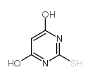 4,6-二羟基-2-巯基嘧啶结构式