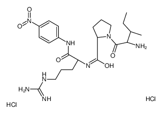 D-ILE-PRO-ARG P-NITROANILIDE DIHYDROCHLORIDE Structure
