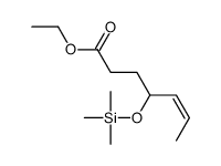 ethyl 4-trimethylsilyloxyhept-5-enoate结构式