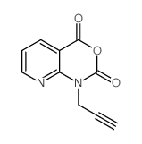1-(2-丙炔)-1H-吡啶并[2,3-d][1,3]噁嗪-2,4-二酮结构式