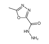 5-methyl-1,3,4-oxadiazole-2-carbohydrazide结构式