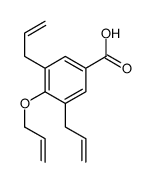 4-prop-2-enoxy-3,5-bis(prop-2-enyl)benzoic acid结构式