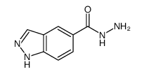 1H-吲唑-5-甲酰肼结构式