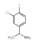 (1r)-1-(3-chloro-4-fluoro-phenyl)ethanaMineHCl Structure