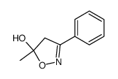 5-hydroxy-5-methyl-3-phenyl-4,5-dihydro-2-isoxazole结构式