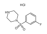 1-[(3-Fluorophenyl)Sulfonyl]Piperazine Hydrochloride Structure