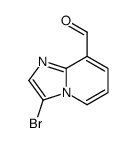 3-溴咪唑并[1,2-a]吡啶-8-甲醛结构式