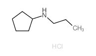 N-Cyclopentyl-N-propylamine hydrochloride结构式