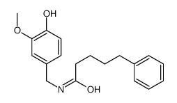 N-VANILLYL-5-PHENYLBUTYRAMIDE Structure