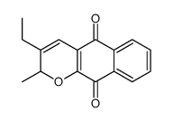3-ethyl-2-methyl-2H-benzo[g]chromene-5,10-dione结构式